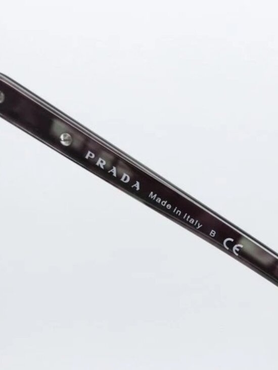 PRADA Sunglasses plastic Black SPR18M Auth BA10788 main image 5